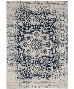 FAS All Area Rugs And Runners Contemporary Cream/ Navy Rugs