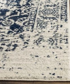 FAS All Area Rugs And Runners Contemporary Cream/ Navy Rugs