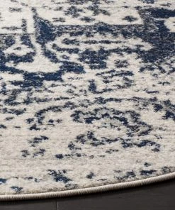 FAS All Area Rugs And Runners Contemporary Cream/ Navy Rugs