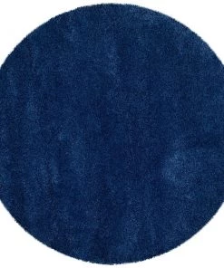 FAS Navy Soft Plush Shag Area Rug All Area Rugs And Runners