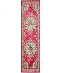 FAS All Area Rugs And Runners Distressed Pink Multi Blue Soft Area Rug