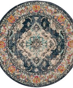 FAS Distressed Navy Light Blue Soft Area Rug 13 FAS Distressed Navy Light Blue Soft Area Rug