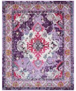 FAS Distressed Violet Fuchsia Soft Area Rug All Area Rugs And Runners