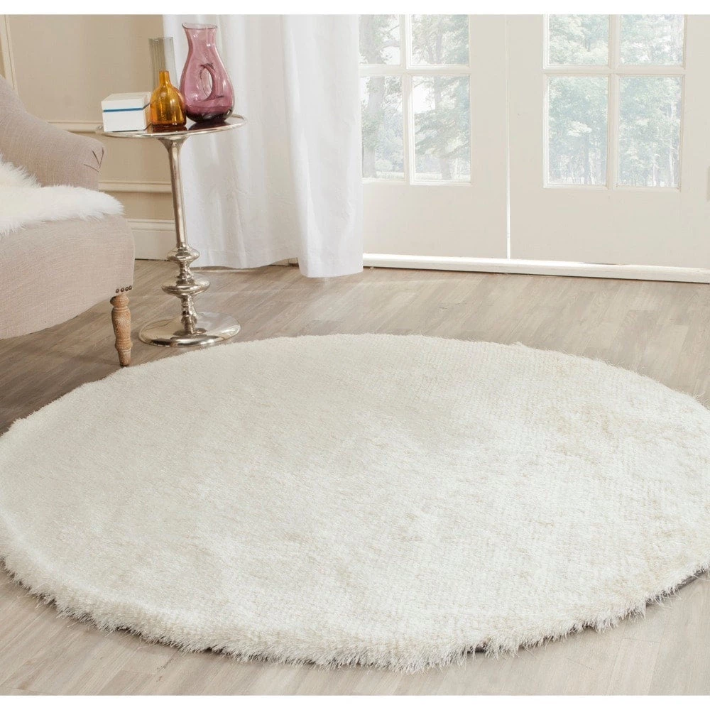 FAS All Area Rugs And Runners Premium Handmade Silken Ivory Plush Shag Area Rug 7 FAS All Area Rugs And Runners Premium Handmade Silken Ivory Plush Shag Area Rug