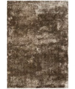 FAS Premium Handmade Silken Sable Brown Plush Shag Area Rug All Area Rugs And Runners