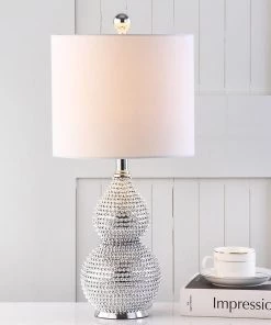 Modern Rugs And Decor Chrome 20" Table Lamp Home Décor