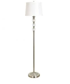 Modern Rugs And Decor Traditional Crystal And Metal 61" Floor Lamp Home Décor