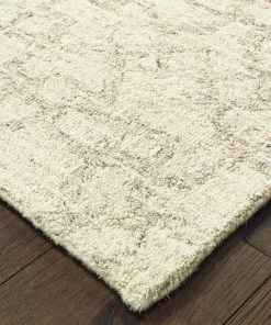 Silver Orchid All Area Rugs And Runners Brooke Faded Geometric Tan/ Ivory Soft Area Rug