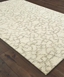 Silver Orchid All Area Rugs And Runners Brooke Faded Geometric Tan/ Ivory Soft Area Rug