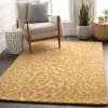 Silver Orchid Michel Hand-tufted Jungle Animal Print Oval Wool Soft Area Rug All Area Rugs And Runners