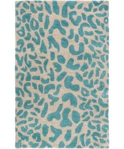 Silver Orchid All Area Rugs And Runners Michel Hand-tufted Jungle Animal Print Wool Soft Area Rug