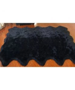 Silver Orchid All Area Rugs And Runners Nansen Luxurious Faux Sheepskin Pelt Shag Soft Area Rug