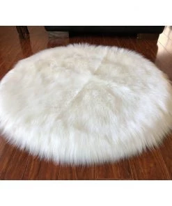 Silver Orchid Nansen Luxurious Faux Sheepskin Round Shag Soft Area Rug All Area Rugs And Runners
