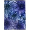 Silver Orchid Pohl Floral Violet Soft Area Rug