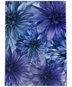 Silver Orchid Pohl Floral Violet Soft Area Rug
