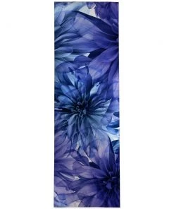 Silver Orchid Pohl Floral Violet Soft Area Rug