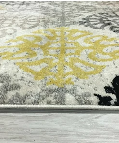 WRG All Area Rugs And Runners Cream Yellow Black Area Rugs 12 WRG All Area Rugs And Runners Cream Yellow Black Area Rugs