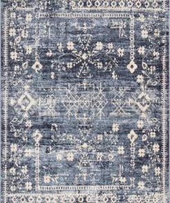Well Woven Vintage Tribal Medallion Blue Area Rug All Area Rugs And Runners
