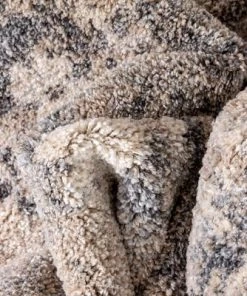 Well Woven Vintage Tribal Medallion Light Blue Area Rug