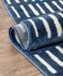 Well Woven Tribal Geometric Stripes Blue Distressed Area Soft Rug 11 Well Woven Tribal Geometric Stripes Blue Distressed Area Soft Rug
