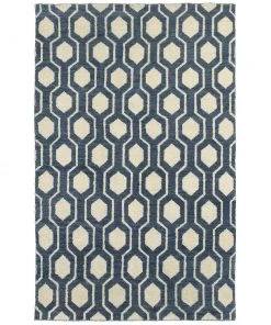 Tommy Bahama Maddox Geometric Odgee Trellis Hand-made Wool Soft Area Rug All Area Rugs And Runners