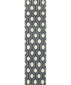 Tommy Bahama Maddox Geometric Odgee Trellis Hand-made Wool Soft Area Rug All Area Rugs And Runners