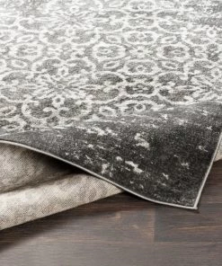 Tours Blue And Gray Damask Distressed Dark Grey Ivory Area Rug 12 Tours Blue And Gray Damask Distressed Dark Grey Ivory Area Rug