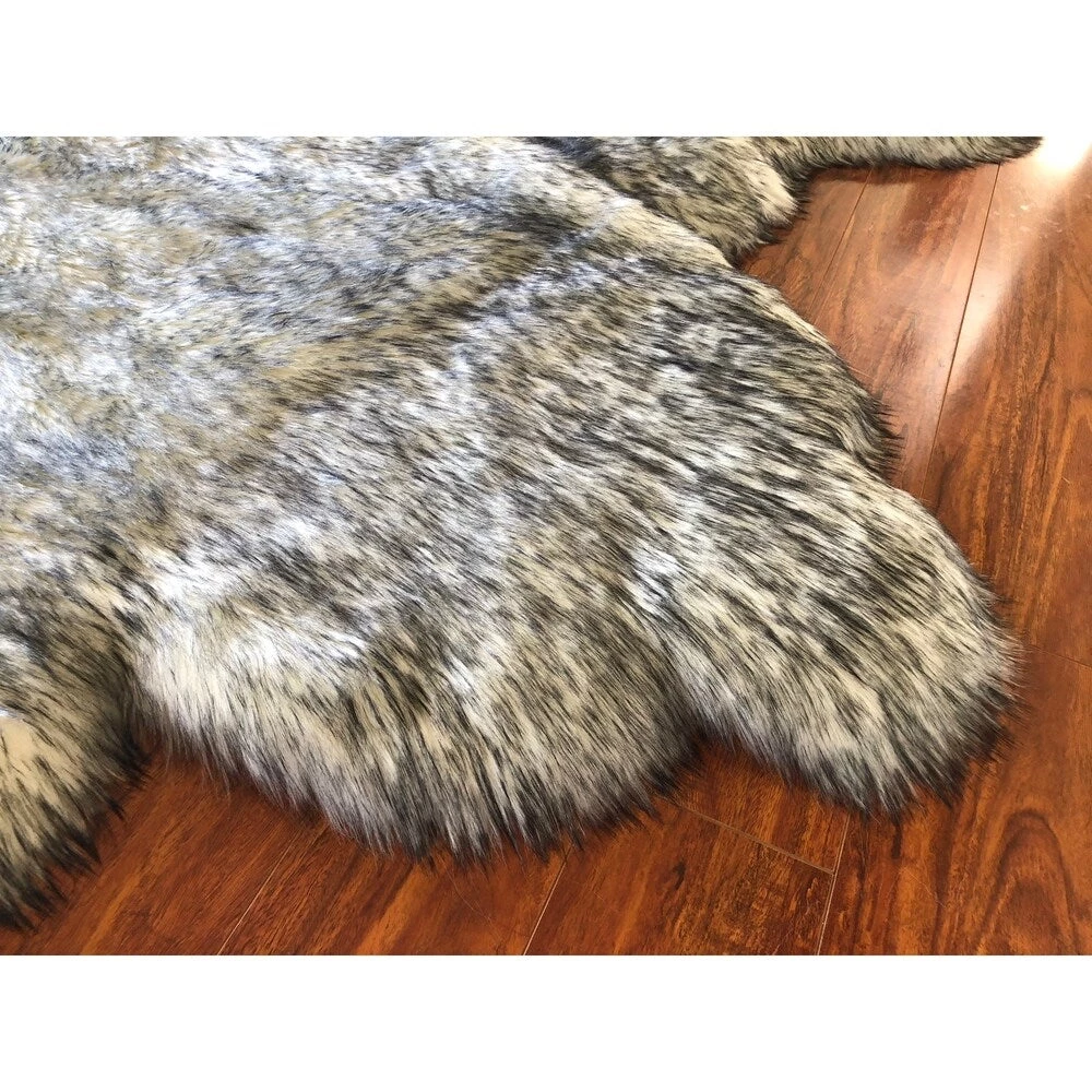 Silver Orchid All Area Rugs And Runners Spangsfeldt Luxurious Faux Bearskin Pelt Shag Soft Area Rug 5 Silver Orchid All Area Rugs And Runners Spangsfeldt Luxurious Faux Bearskin Pelt Shag Soft Area Rug