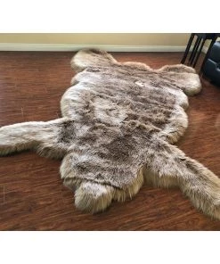 Silver Orchid All Area Rugs And Runners Spangsfeldt Luxurious Faux Bearskin Pelt Shag Soft Area Rug 34 Silver Orchid All Area Rugs And Runners Spangsfeldt Luxurious Faux Bearskin Pelt Shag Soft Area Rug