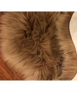 Silver Orchid Nansen Luxurious Faux Sheepskin Square Shape Shag Soft Area Rug All Area Rugs And Runners