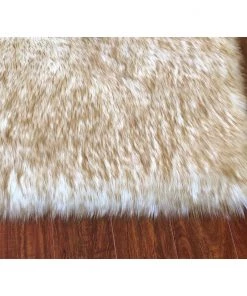 Silver Orchid Nansen Luxurious Faux Sheepskin Square Shape Shag Soft Area Rug All Area Rugs And Runners