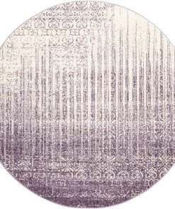 FAS All Area Rugs And Runners Modern Distressed Purple Soft Area Rug