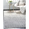 FAS All Area Rugs And Runners Modern Distressed Grey Soft Area Rug
