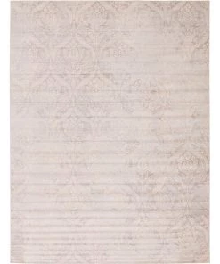 FAS Abstract Pattern Muted Grey Soft Area Rug