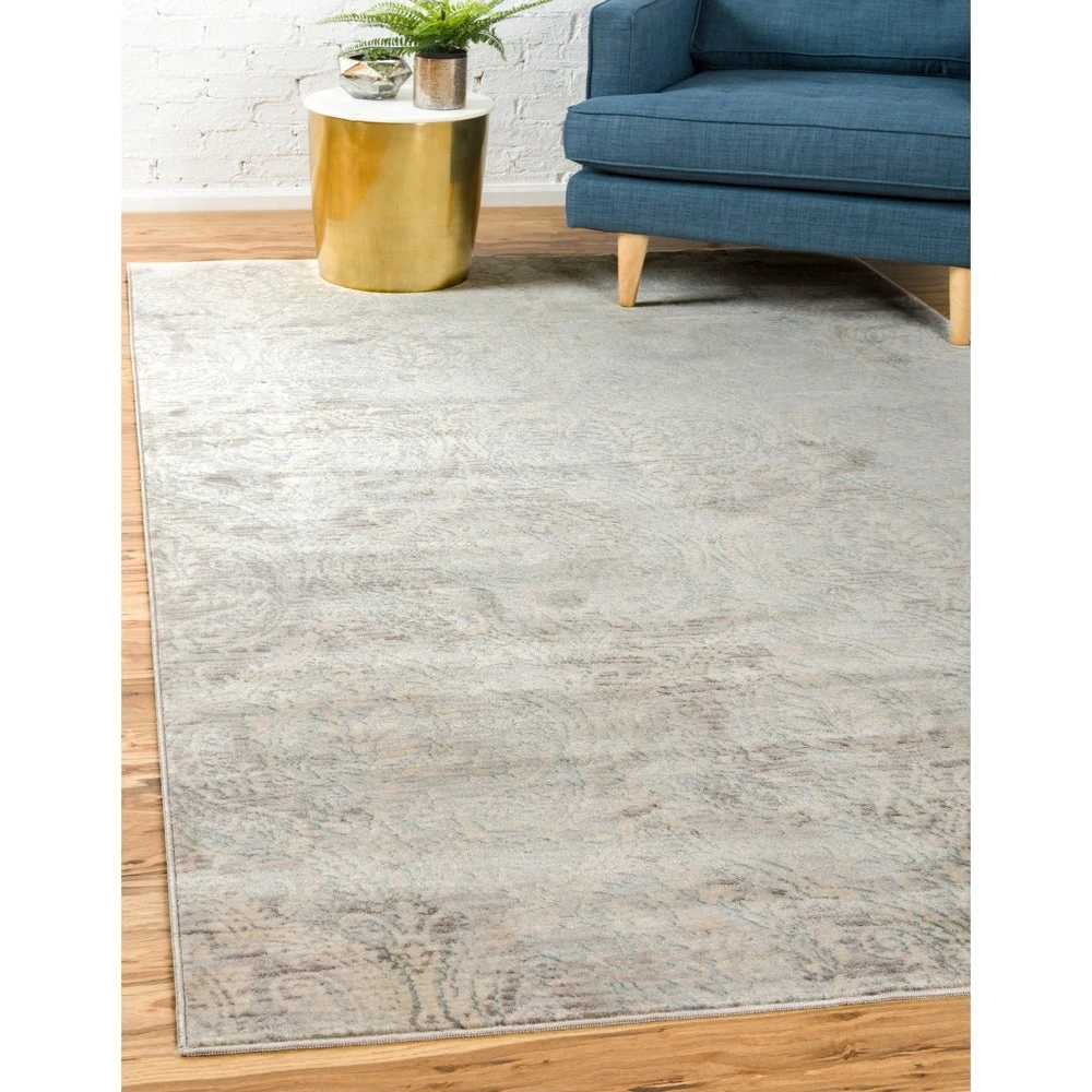 FAS Abstract Pattern Muted Grey Soft Area Rug 4 FAS Abstract Pattern Muted Grey Soft Area Rug