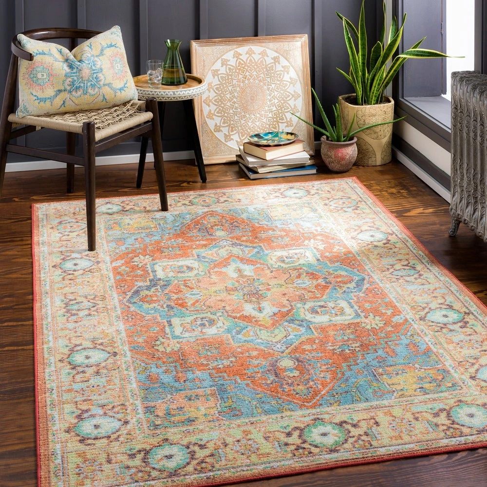 Artistic Weavers Persian Machine Washable Area Soft Rug 1 Artistic Weavers Persian Machine Washable Area Soft Rug