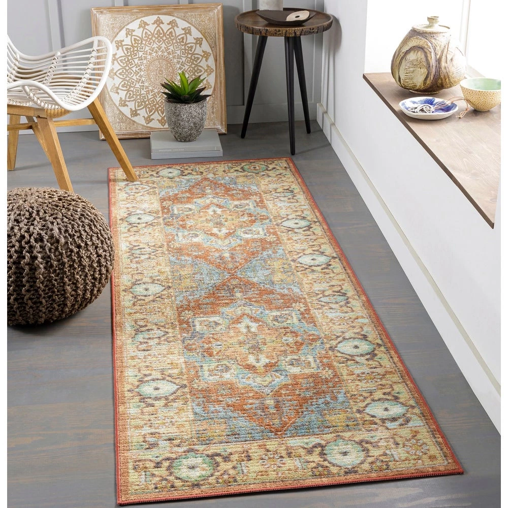 Artistic Weavers Persian Machine Washable Area Soft Rug 9 Artistic Weavers Persian Machine Washable Area Soft Rug