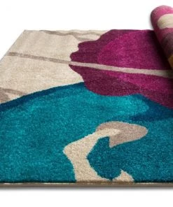 WW Floral Blue Yellow Purple Multi-color Area Rug All Area Rugs And Runners