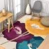 WW Floral Blue Yellow Purple Multi-color Area Rug All Area Rugs And Runners