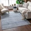 Well Woven Easton Blue Modern Geometric Soft Area Rug