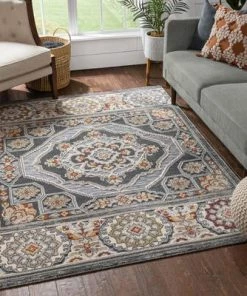 Well Woven Bohemian Aztec Tribal Grey Flatweave High-Low Soft Area Rug All Area Rugs And Runners