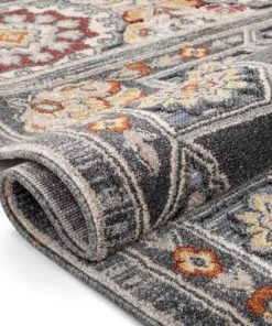 Well Woven Bohemian Aztec Tribal Grey Flatweave High-Low Soft Area Rug All Area Rugs And Runners