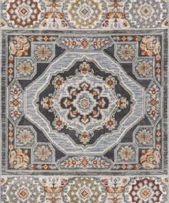 Well Woven Bohemian Aztec Tribal Grey Flatweave High-Low Soft Area Rug All Area Rugs And Runners