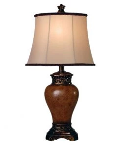 Modern Rugs And Decor Traditional Bronze Shade 24 Inch Table Lamp Home Décor