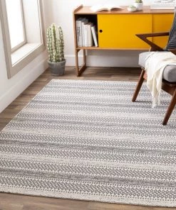 Artistic Weavers Moroccan Stripe Machine Washable Area Soft Rug