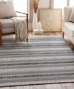 Artistic Weavers Moroccan Stripe Machine Washable Area Soft Rug