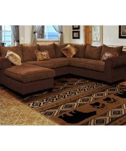 Westfield Home Hollyhock Bear Stamp Area Rug All Area Rugs And Runners