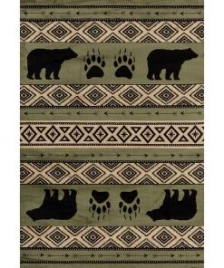 Westfield Home Hollyhock Bear Stamp Area Rug All Area Rugs And Runners