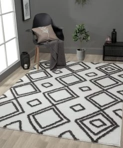 Westfield Home Meadows Terra Hand Carved Shag Area Rug