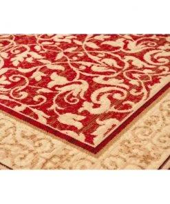 Domani Globe Distressed Landscape Soft Area Rug